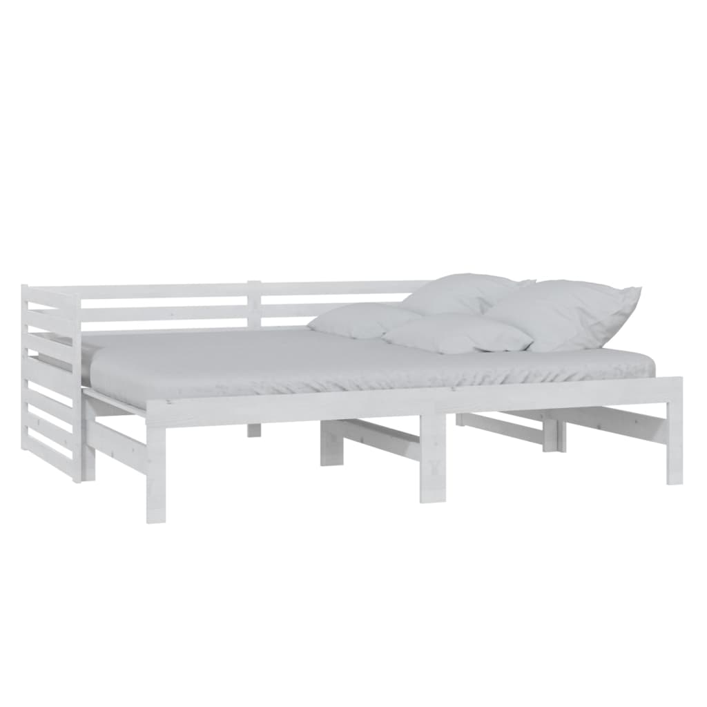 Day Bed | White | Solid pine wood | 2x