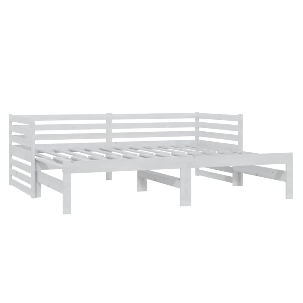 Day Bed | White | Solid pine wood | 2x