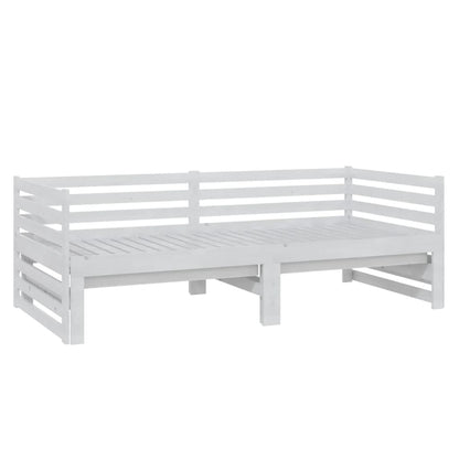 Day Bed | White | Solid pine wood | 2x