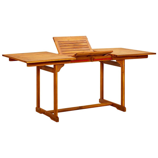 Garden Table | Solid acacia wood | Medium | Extendable | Garden Table