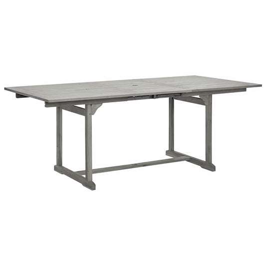 Garden Table | Grey | Solid Acacia wood | Medium | Extendable