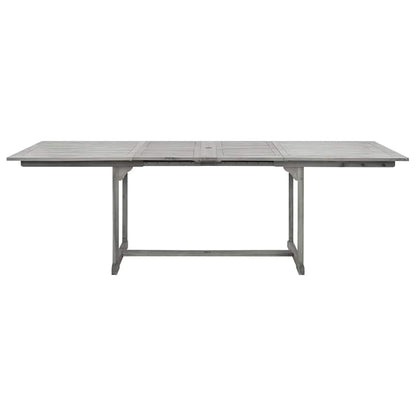 Garden Dining Table (160-240)x100x75 cm Solid Acacia Wood