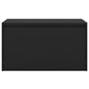 Hall Bench 80x40x45 cm Black Engineered Wood