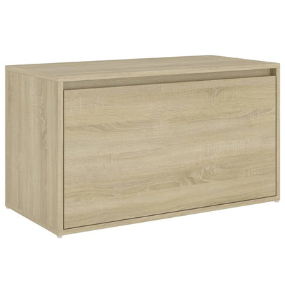 Bench | Sonoma oak | Engineered wood | 80x40x45 cm | Entryway Bench