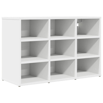 Shoe Cabinet with Shelf White 77.5 x 30 x 51 cm Engineered Wood