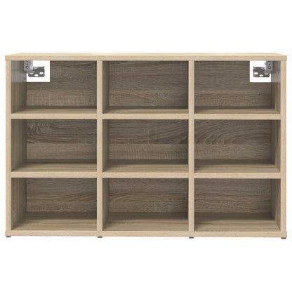 Shoe Cabinet Sonoma Oak 77.5 x 30 x 51 cm Engineered Wood