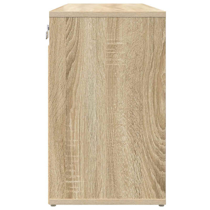 Shoe Cabinet Sonoma Oak 77.5 x 30 x 51 cm Engineered Wood