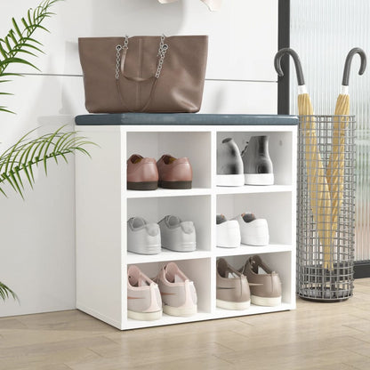 Shoe Cabinet White 52.5x30x50 cm