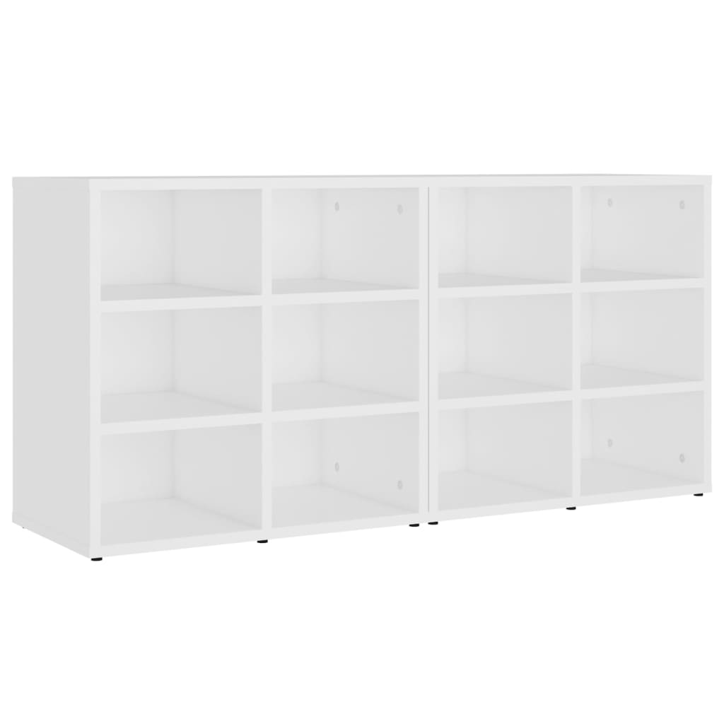 Shoe Cabinets 2 pcs White 52,5x30x50 cm
