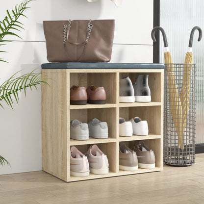 Shoe Cabinet Sonoma Oak 52,5x30x50 cm