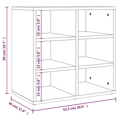 Shoe Cabinet Sonoma Oak 52,5x30x50 cm