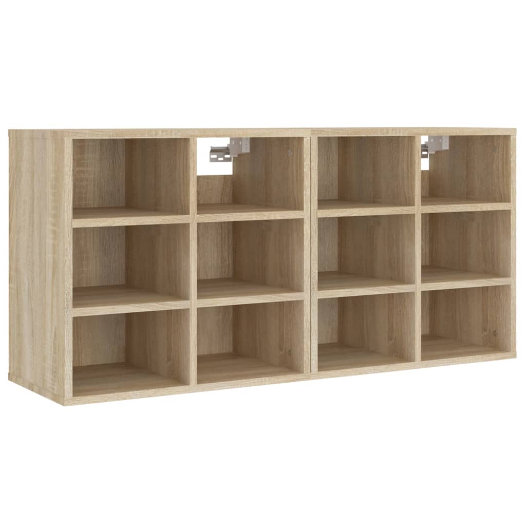 Shoe Cabinets 2 pcs Sonoma Oak 52,5x30x50 cm