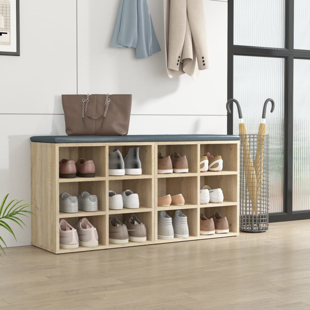 Shoe Cabinets 2 pcs Sonoma Oak 52,5x30x50 cm
