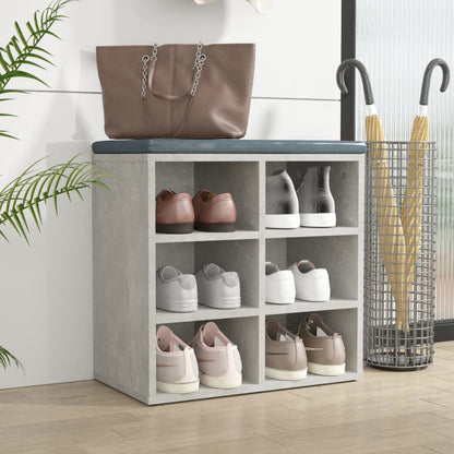 Shoe Cabinet Concrete Grey 52,5x30x50 cm