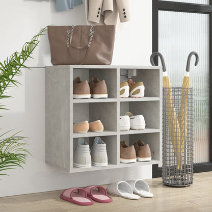 Shoe Cabinet Concrete Grey 52,5x30x50 cm