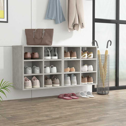 Shoe Cabinets 2 pcs Concrete Grey 52,5x30x50 cm