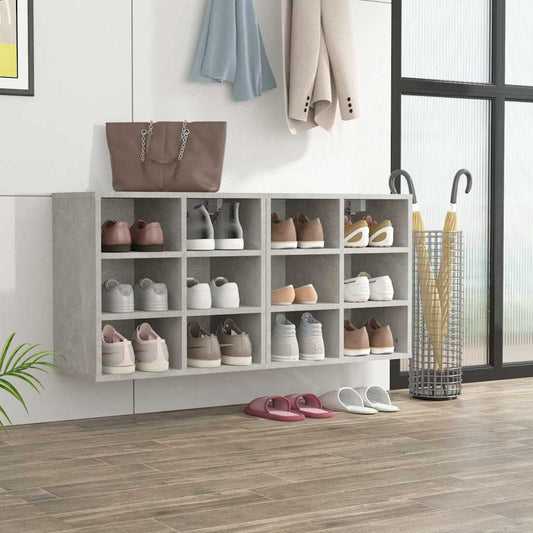 Shoe Cabinets 2 pcs Concrete Grey 52,5x30x50 cm