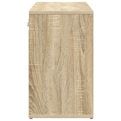 Shoe Cabinet Sonoma Oak 103 x 30 x 51 cm Engineered Wood