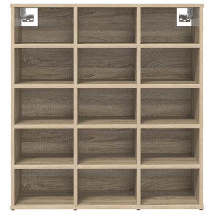 Shoe Cabinet Sonoma Oak 77.5 x 30 x 83.5 cm Engineered Wood