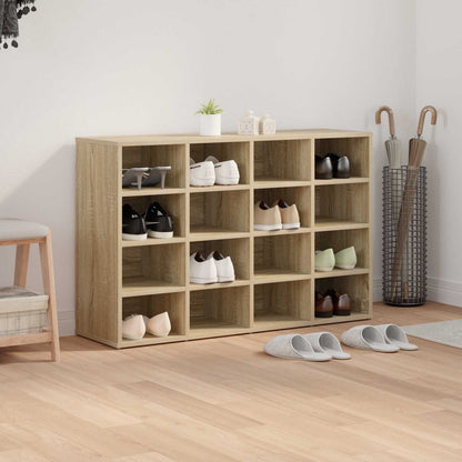 Shoe Cabinet Sonoma Oak 103 x 30 x 67 cm Engineered Wood