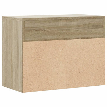 Shoe Bench Sonoma Oak 60x30x45 cm Engineered Wood