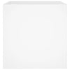 Planter Box White 40x40x40 cm Engineered Wood