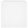 Planter Box White 40x40x40 cm Engineered Wood