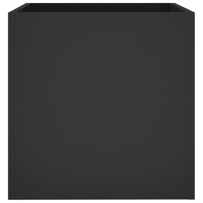 Planter Box Black 15.7"x15.7"x15.7" Engineered Wood