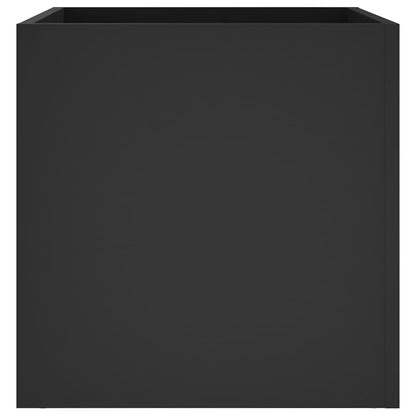 Planter Box Black 15.7"x15.7"x15.7" Engineered Wood
