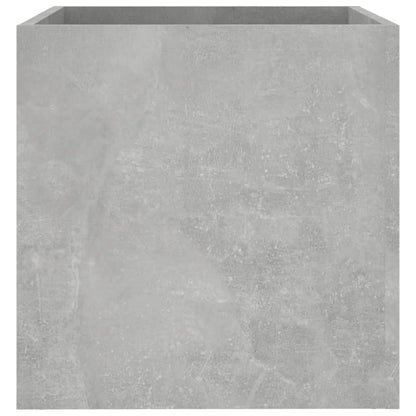 Planter Box Concrete Gray 15.7"x15.7"x15.7" Engineered Wood