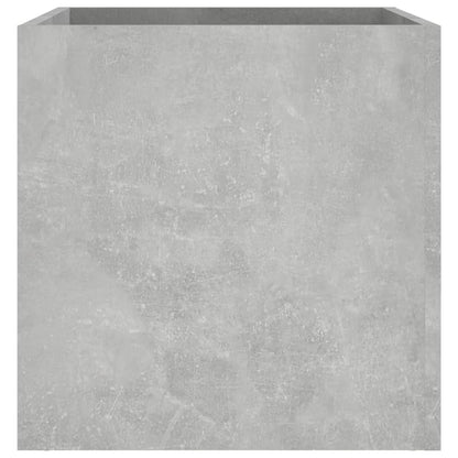 Planter Box Concrete Gray 15.7"x15.7"x15.7" Engineered Wood