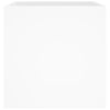 Planter Box High Gloss White 40x40x40 cm Engineered Wood