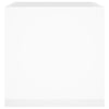 Planter Box High Gloss White 40x40x40 cm Engineered Wood