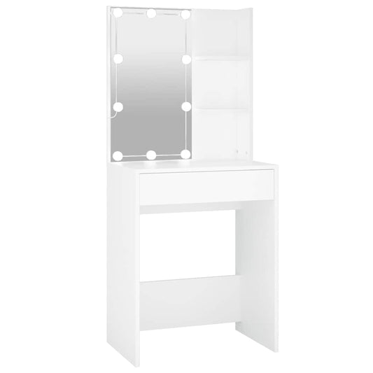 Dressing Table | White | Engineered wood, acrylic | 60x40x140 cm