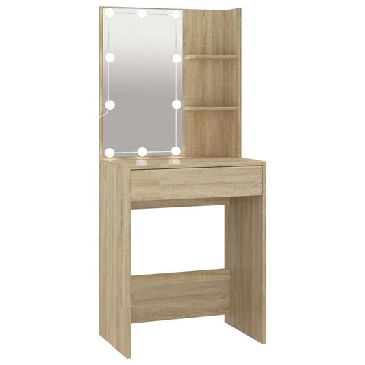 Dressing Table | Sonoma oak | Engineered wood, acrylic | Medium