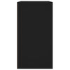 Cosmetic Cabinet Black 80x40x75 cm Engineered Wood