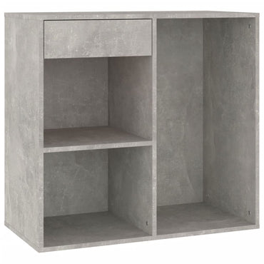 Cosmetic Cabinet Concrete Grey 80x40x75 cm Engineered Wood