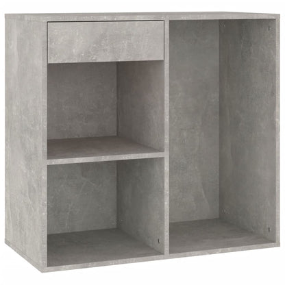 Cosmetic Cabinet Concrete Grey 80x40x75 cm Engineered Wood