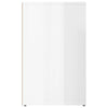 Dressing Cabinet High Gloss White 80x40x65 cm Engineered Wood