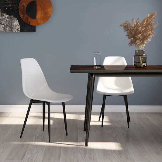 Dining Chair | Set of 2 | White | Polypropylene | Standard | Ergonomic