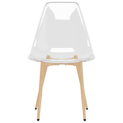 Dining Chairs 2 pcs Transparent PET