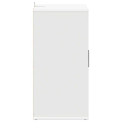 808918 vidaXL Shoe Cabinet White 60x35x70 cm Engineered Wood