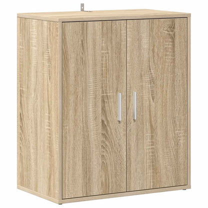 808921 vidaXL Shoe Cabinet Sonoma Oak 60x35x70 cm Engineered Wood