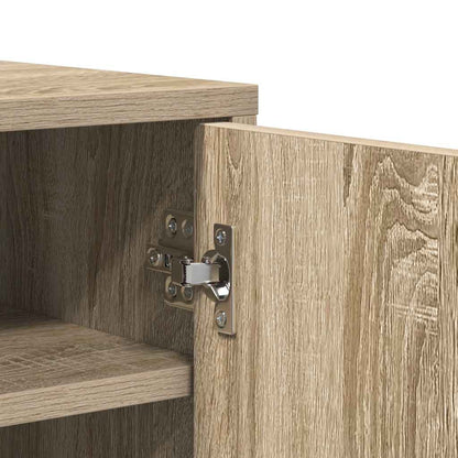 808921 vidaXL Shoe Cabinet Sonoma Oak 60x35x70 cm Engineered Wood