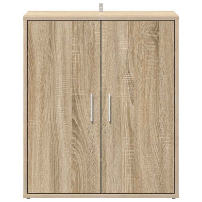 808921 vidaXL Shoe Cabinet Sonoma Oak 60x35x70 cm Engineered Wood