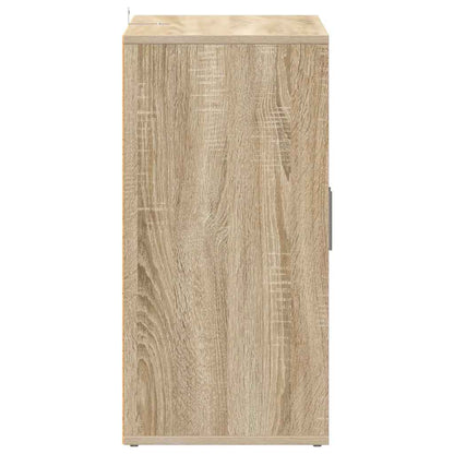 808921 vidaXL Shoe Cabinet Sonoma Oak 60x35x70 cm Engineered Wood
