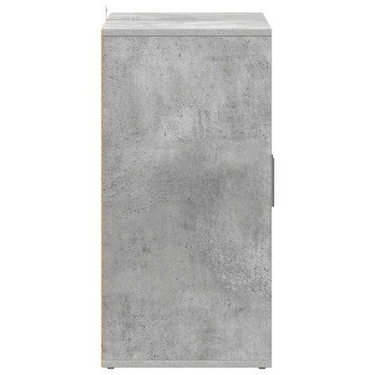 808922 vidaXL Shoe Cabinet Concrete Grey 60x35x70 cm Engineered Wood
