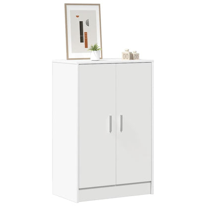 808927 vidaXL Shoe Cabinet White 60x35x92 cm Engineered Wood
