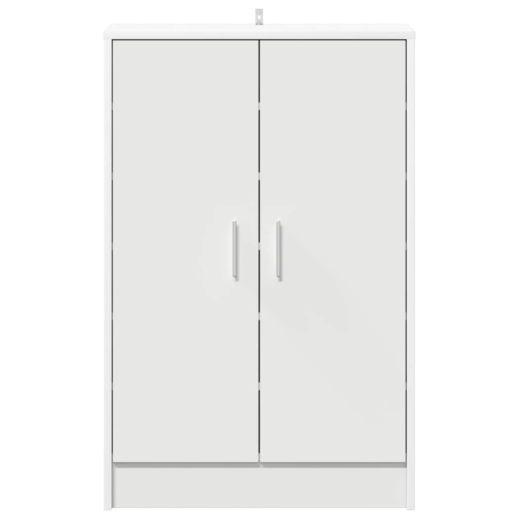808927 vidaXL Shoe Cabinet White 60x35x92 cm Engineered Wood