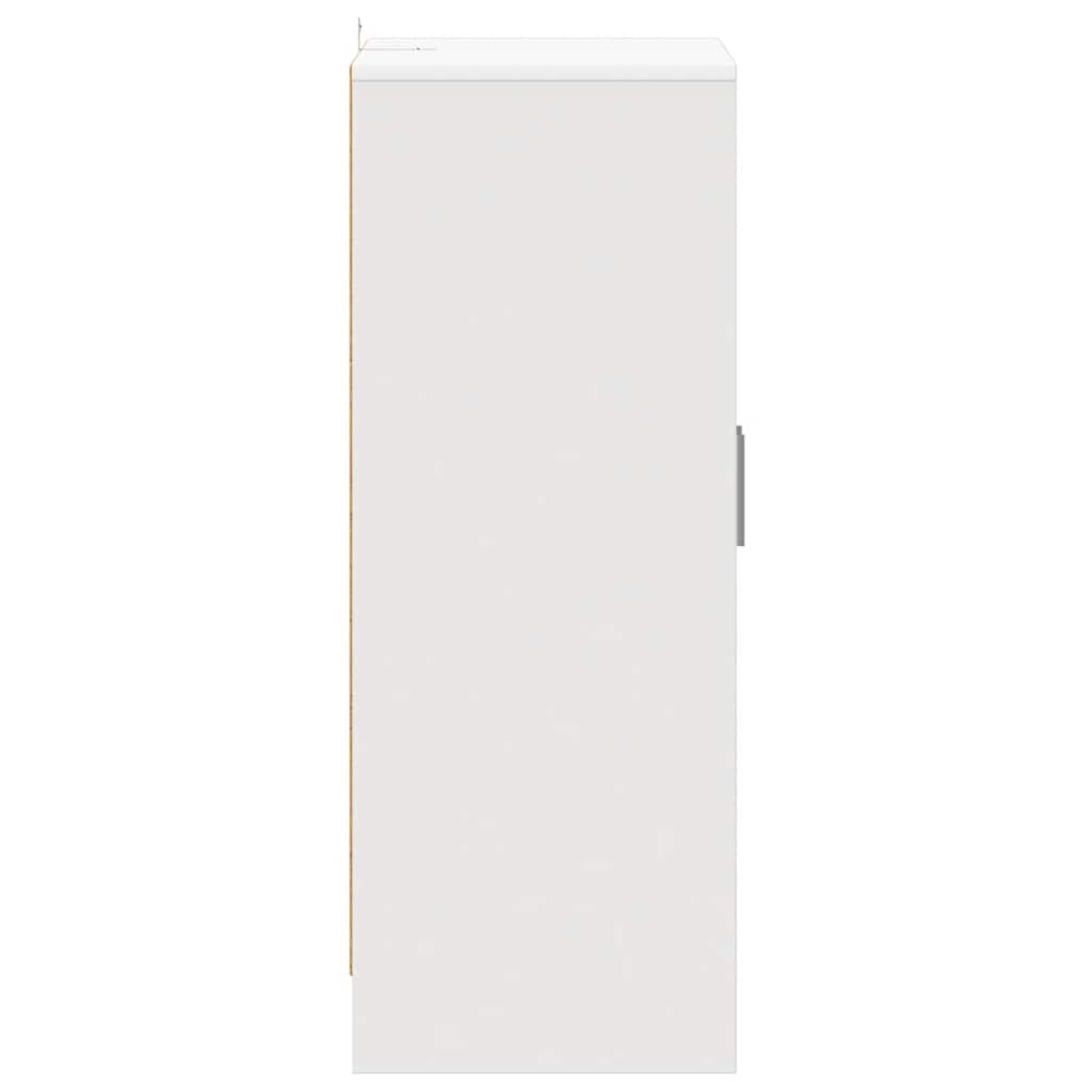 808927 vidaXL Shoe Cabinet White 60x35x92 cm Engineered Wood